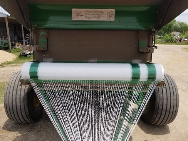 Net Wrap being used Davy Ranch Supply Yorktown, TX