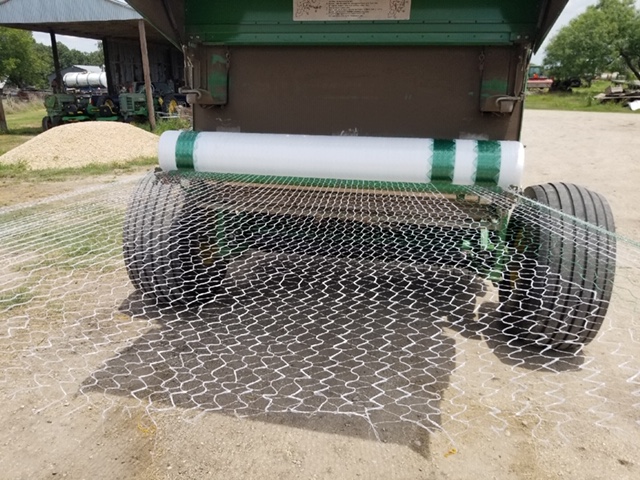 Net Wrap stretched out Davy Ranch Supply Yorktown, TX
